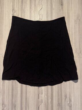 Reformation Women's Black Margot Mini Skirt